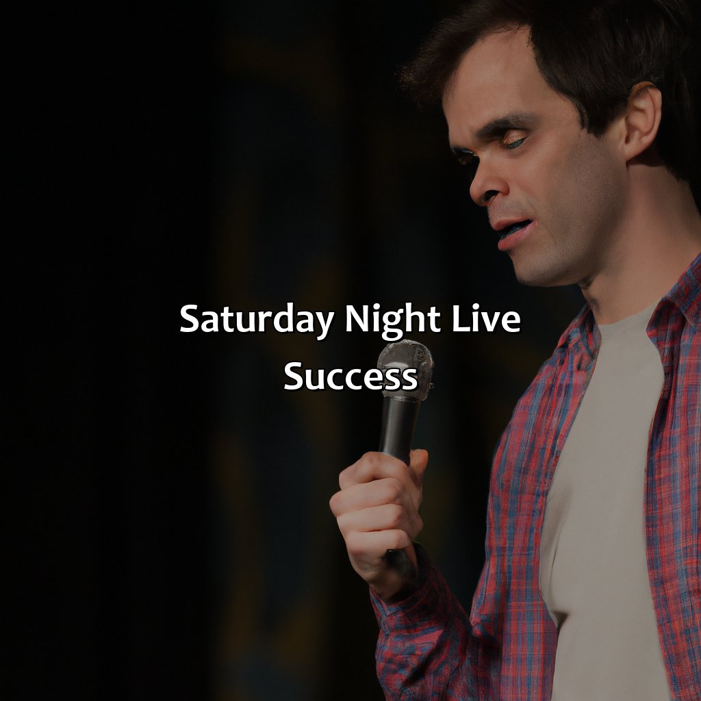 Saturday Night Live Success  - Bill Hader Biography: The Epic Life And Career Of A Cultural Icon, 