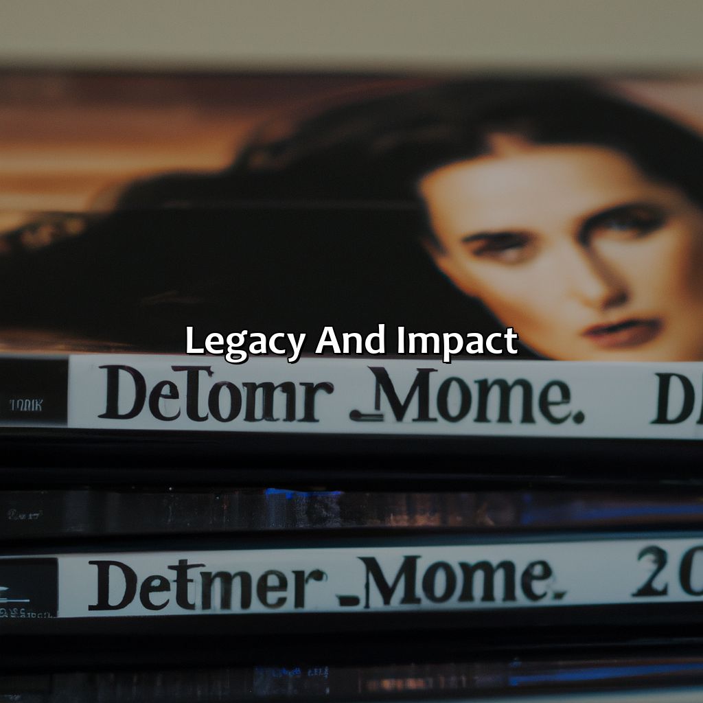 Legacy And Impact  - Demi Moore Biography: The Unforgettable Life Story That Continues To Inspire Millions, 