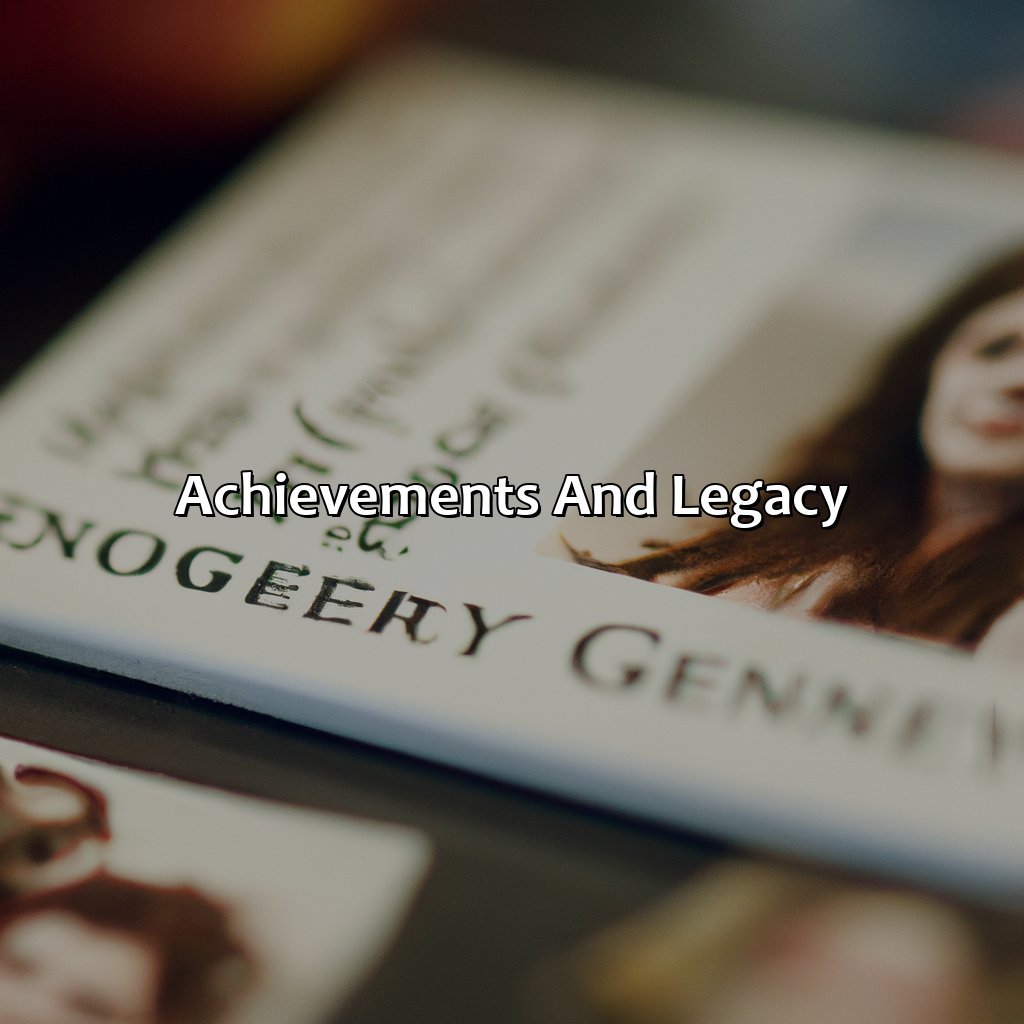Achievements And Legacy  - Georgie Henley Biography: The Unforgettable Legacy That Continues To Inspire Generations, 