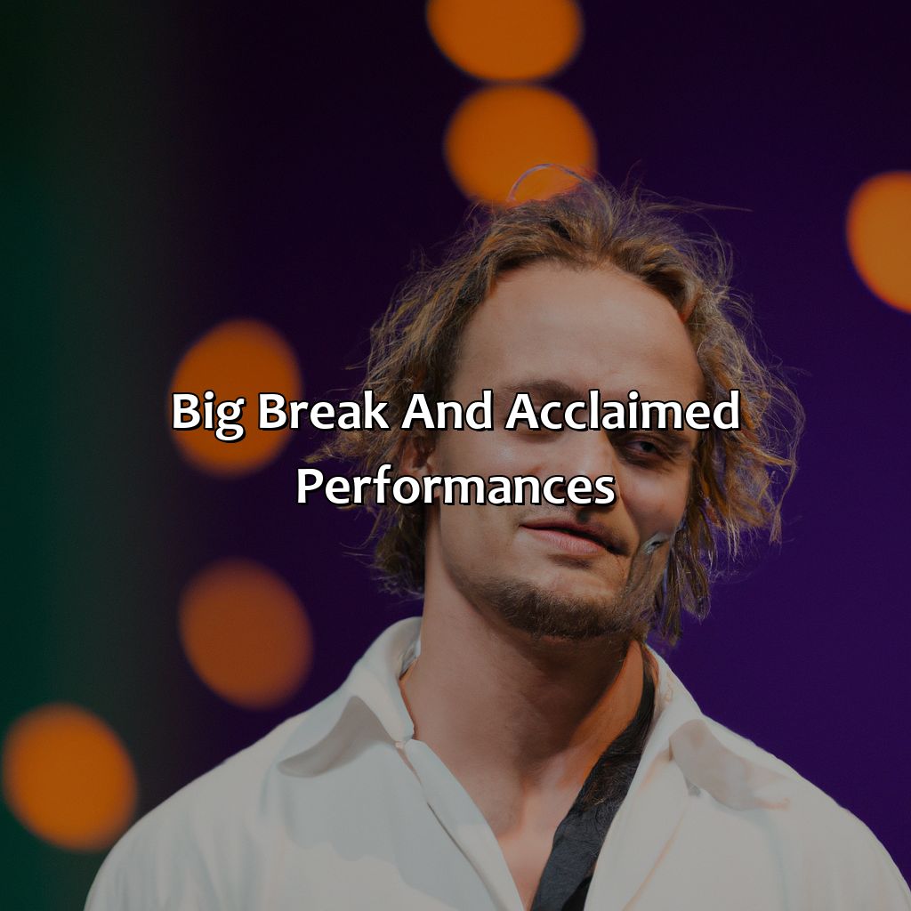 Big Break And Acclaimed Performances  - Heath Ledger Biography: The Unforgettable Legacy That Continues To Touch Lives, 