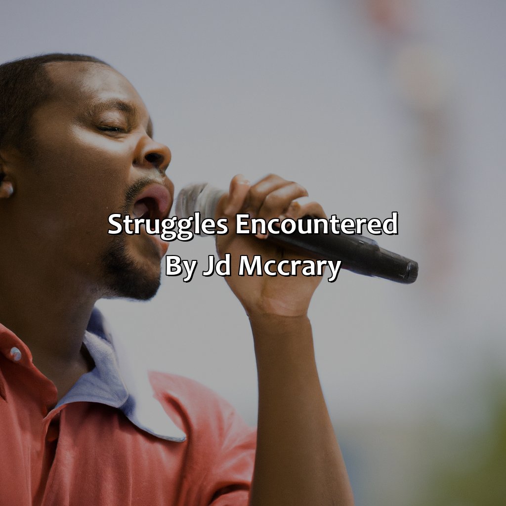 Struggles Encountered By Jd Mccrary  - Jd Mccrary Biography: The Untold Struggle Behind Their Rise To Fame, 