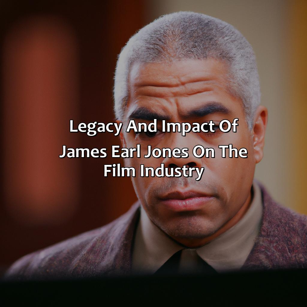 Legacy And Impact Of James Earl Jones On The Film Industry  - James Earl Jones Biography: The Shocking Revelations That Will Change Your Perspective On Them, 