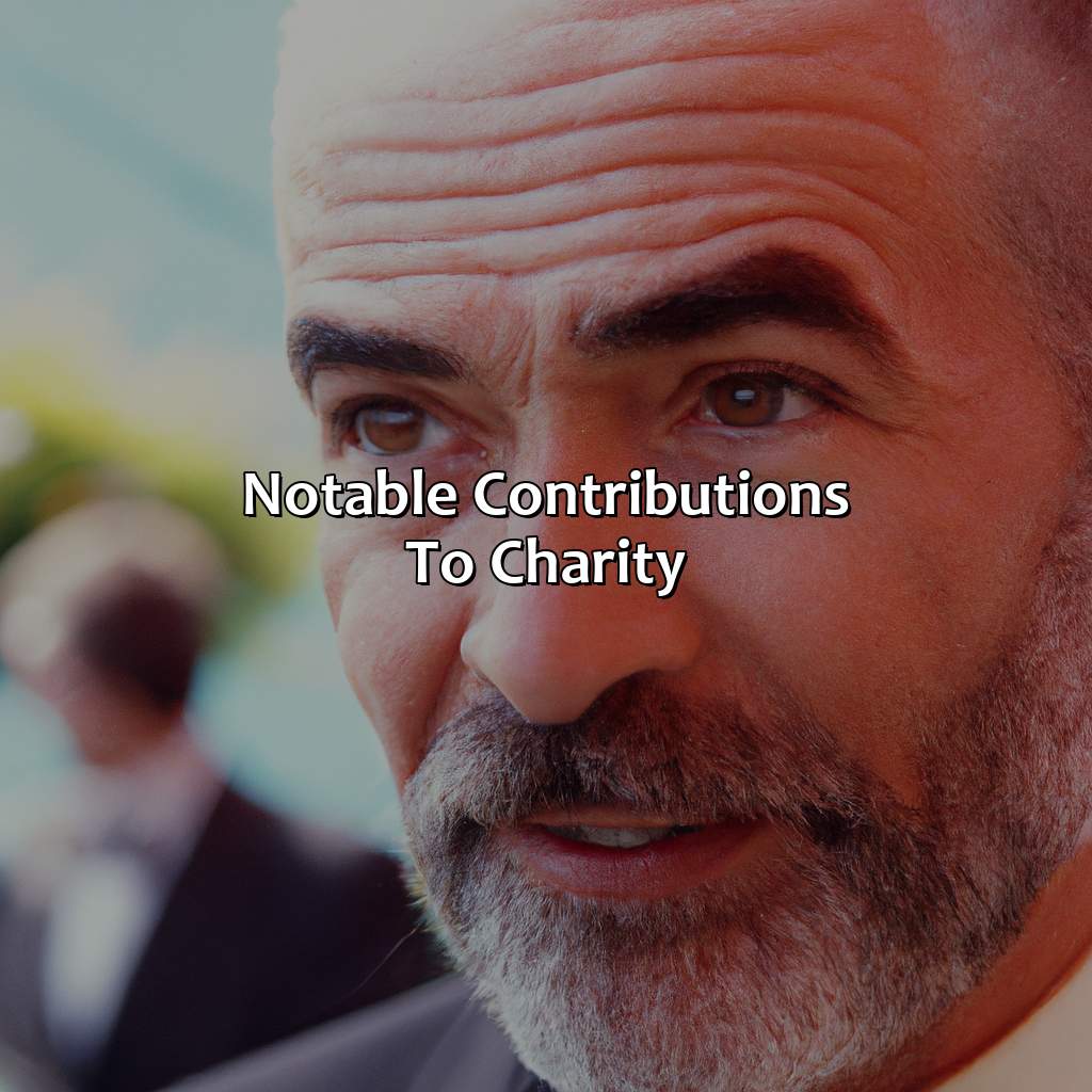 Notable Contributions To Charity  - Sean Connery Biography: The Unforgettable Life Story Of A Legend, 