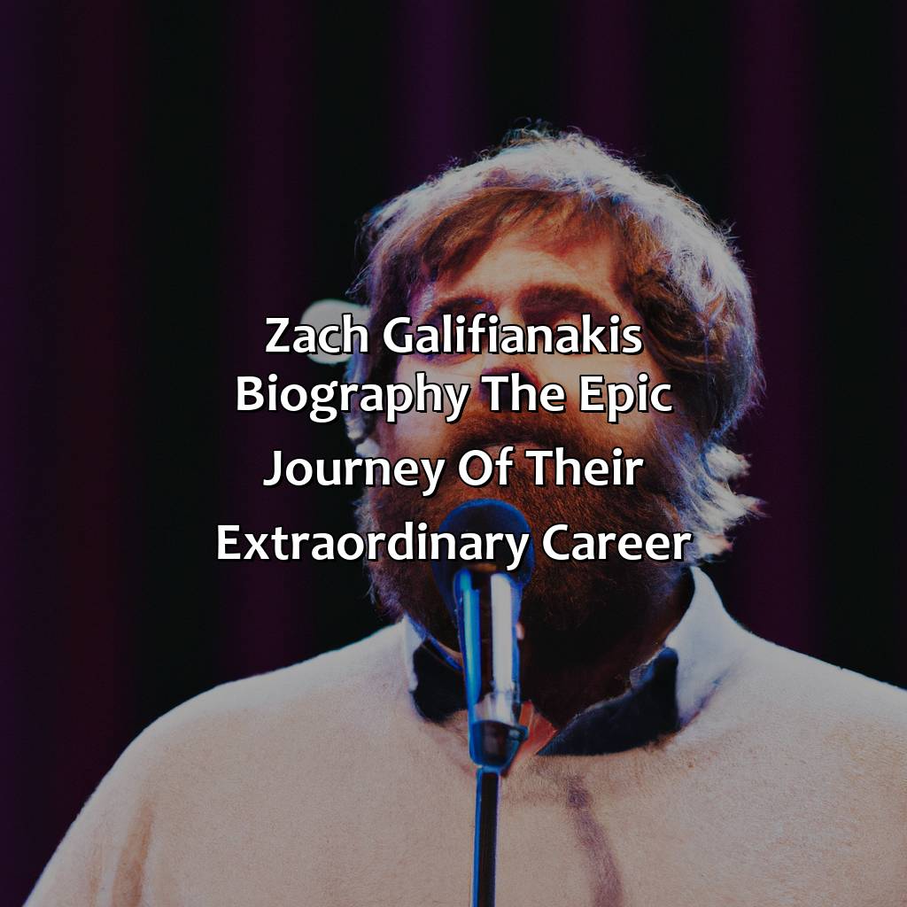Zach Galifianakis Biography: The Epic Journey of Their Extraordinary Career,